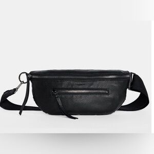 Hammitt Charles Crossbody Black and Gunmetal